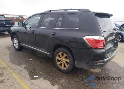 2012 Toyota Highlander Se V6 z USA, uszkodzony, nr VIN 5TDBK3EH3CS112148